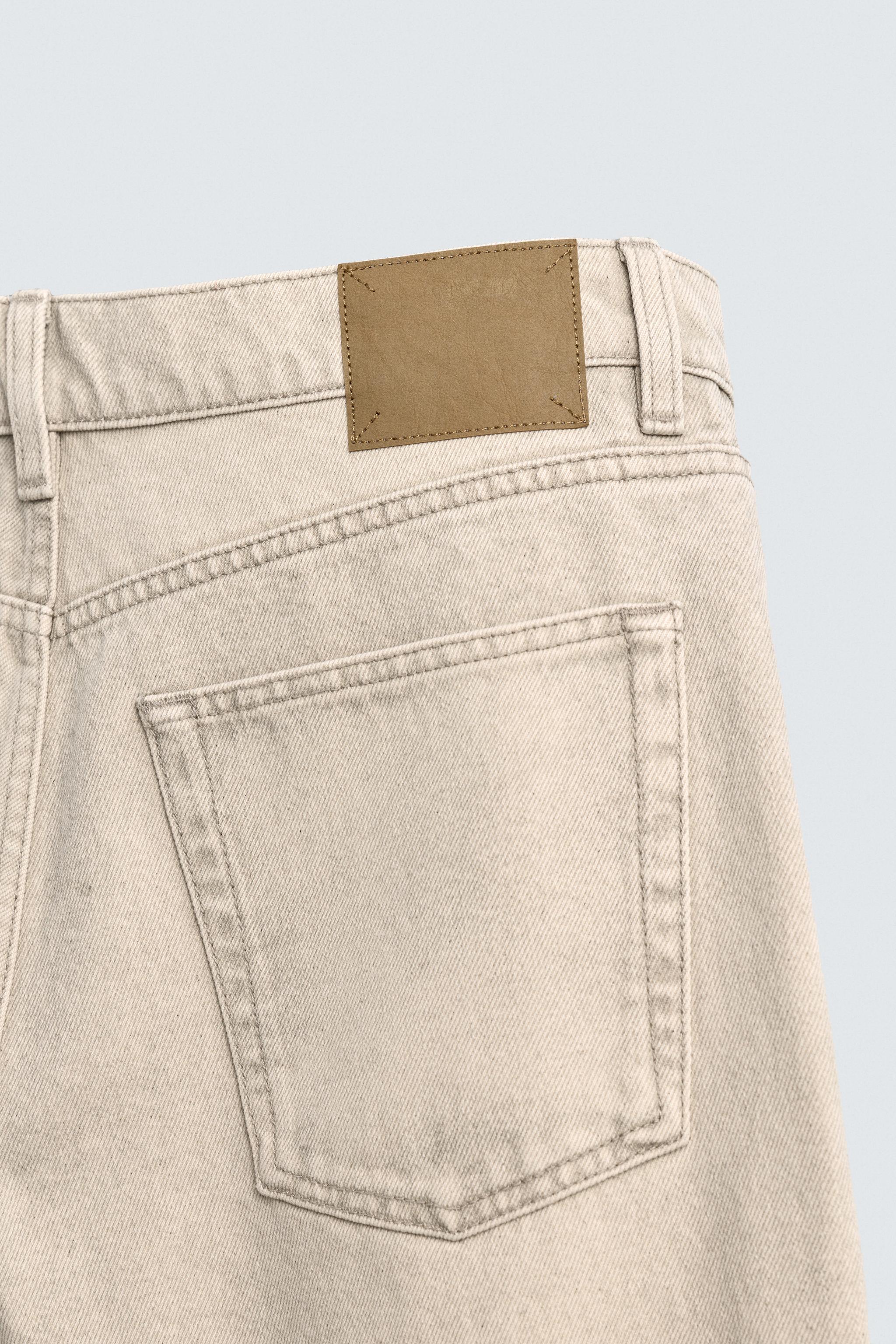 WASHED PRINT STRAIGHT FIT JEANS